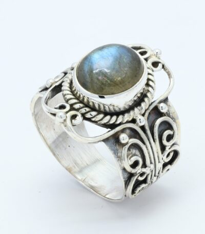 Labradorite Gemstone Silver Ring